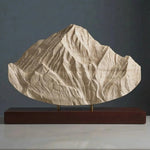 Everest Sculpture w/ Round Bottom (Mahalangur Himal, Nepal–Tibet) Sculpted Peaks