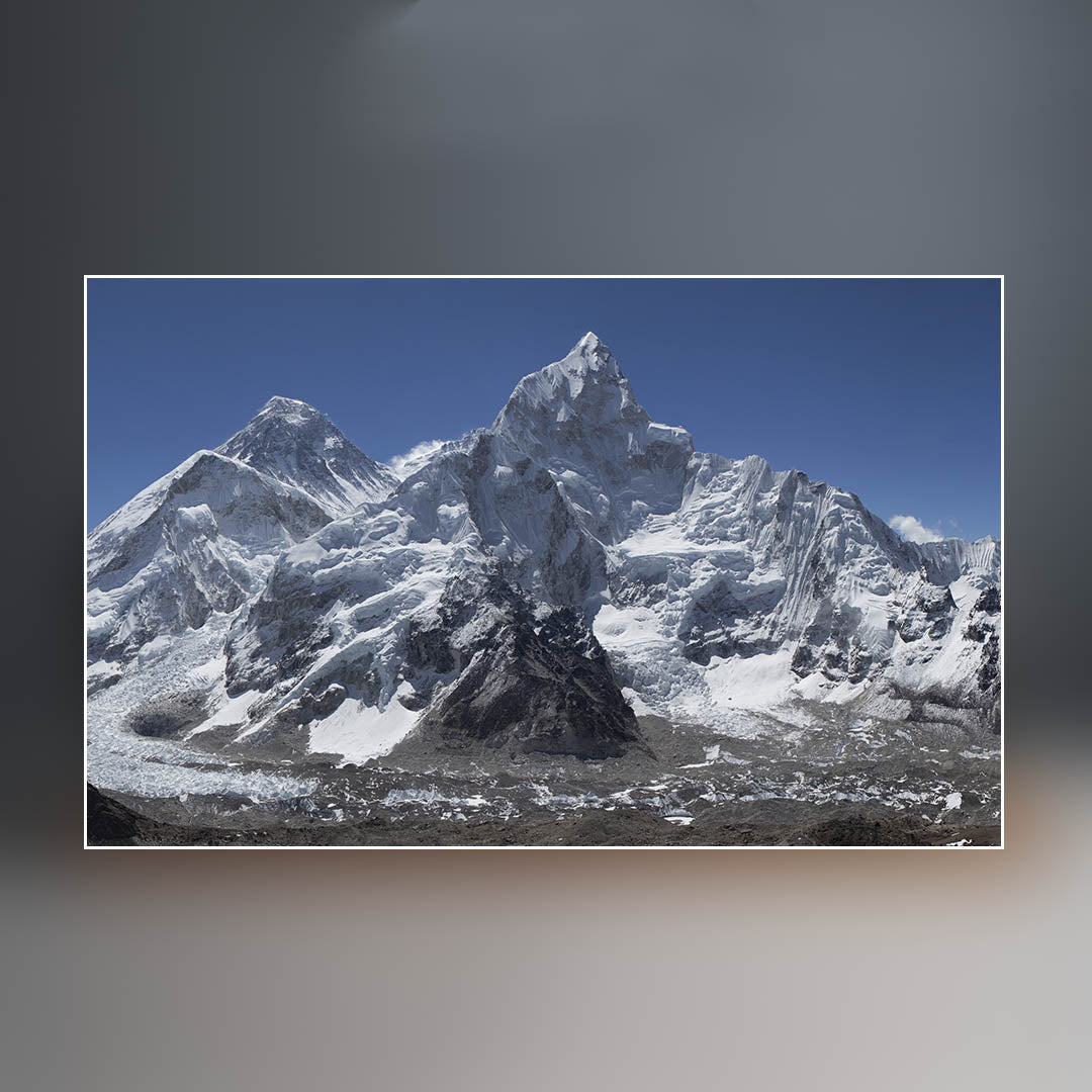 Everest and Nuptse (View from Kala Patthar) Sculpture Sculpted Peaks