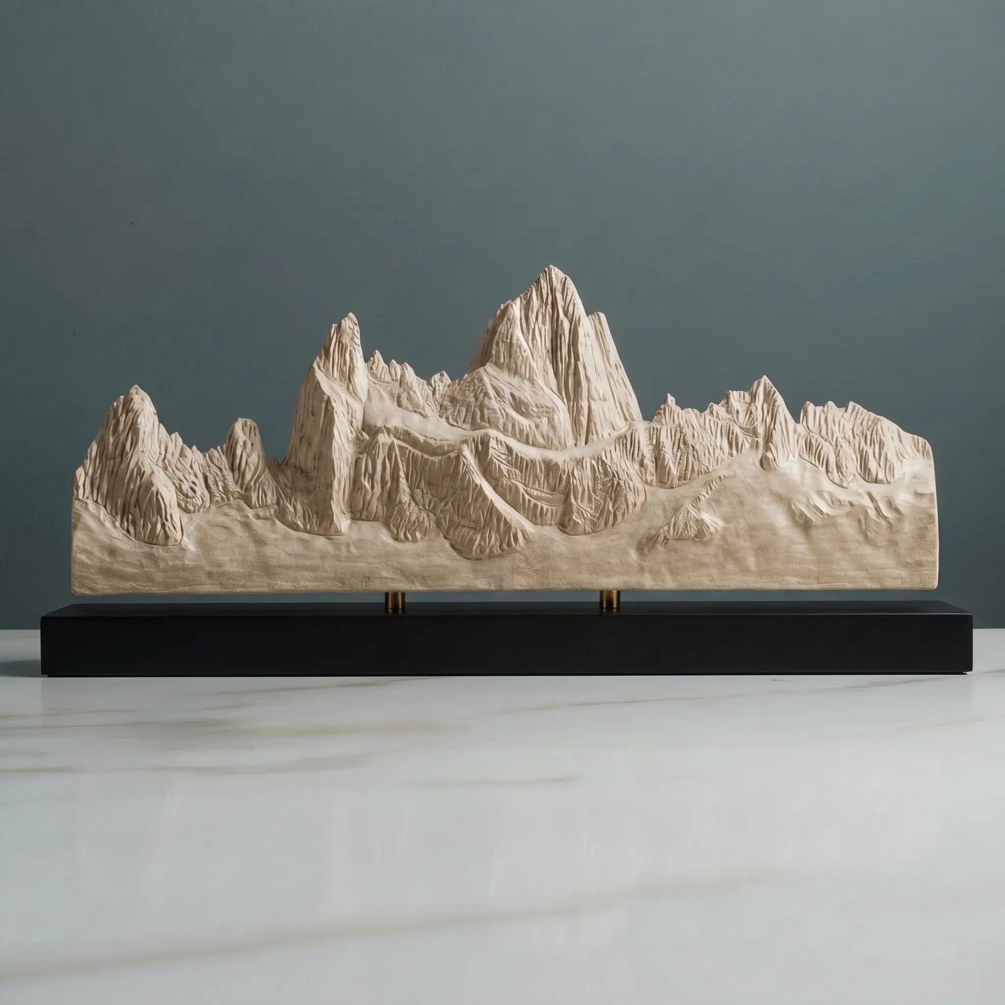 Fitz Roy Panorama Sculpture Sculpted Peaks