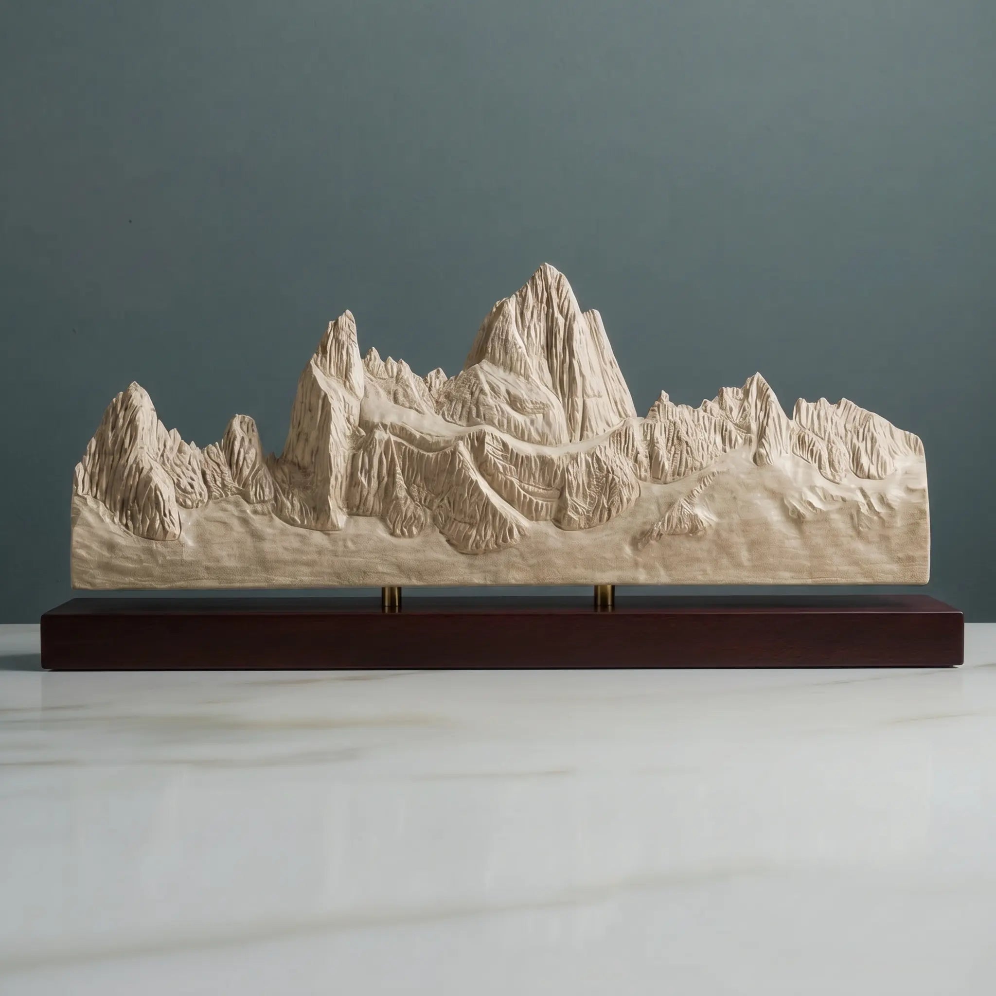 Fitz Roy Panorama Sculpture Sculpted Peaks