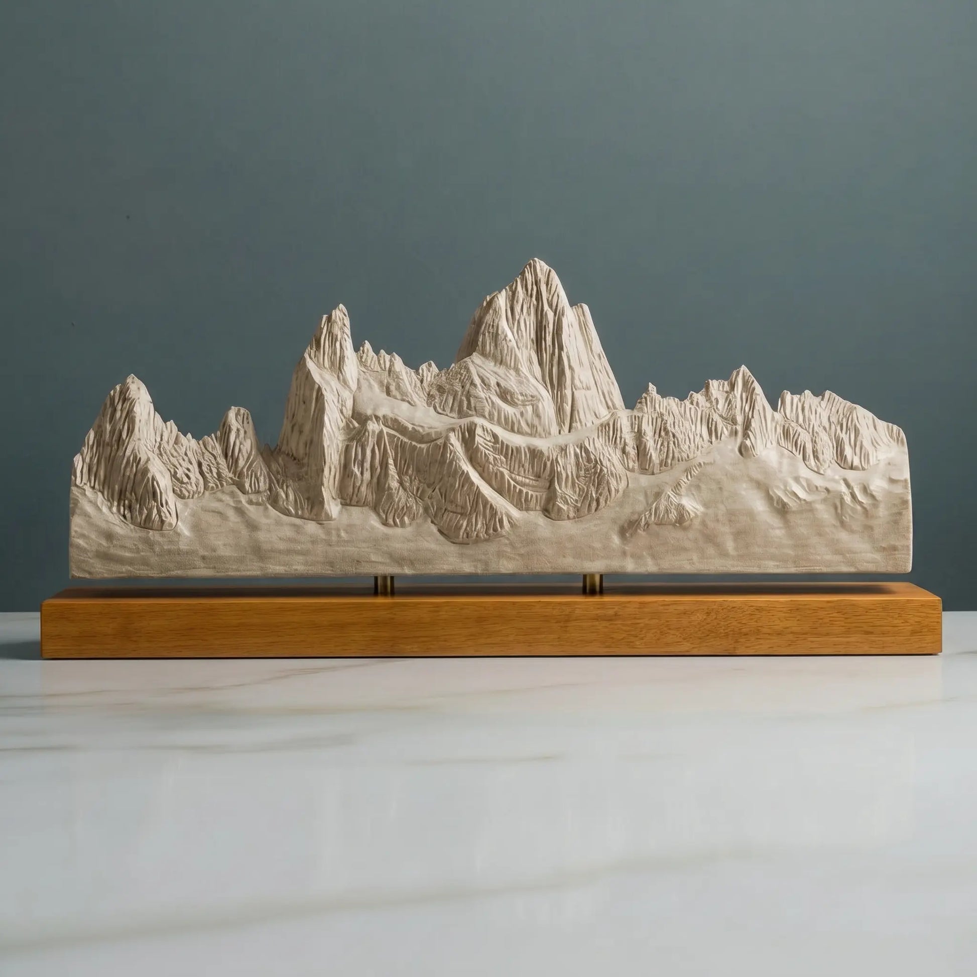 Fitz Roy Panorama Sculpture Sculpted Peaks