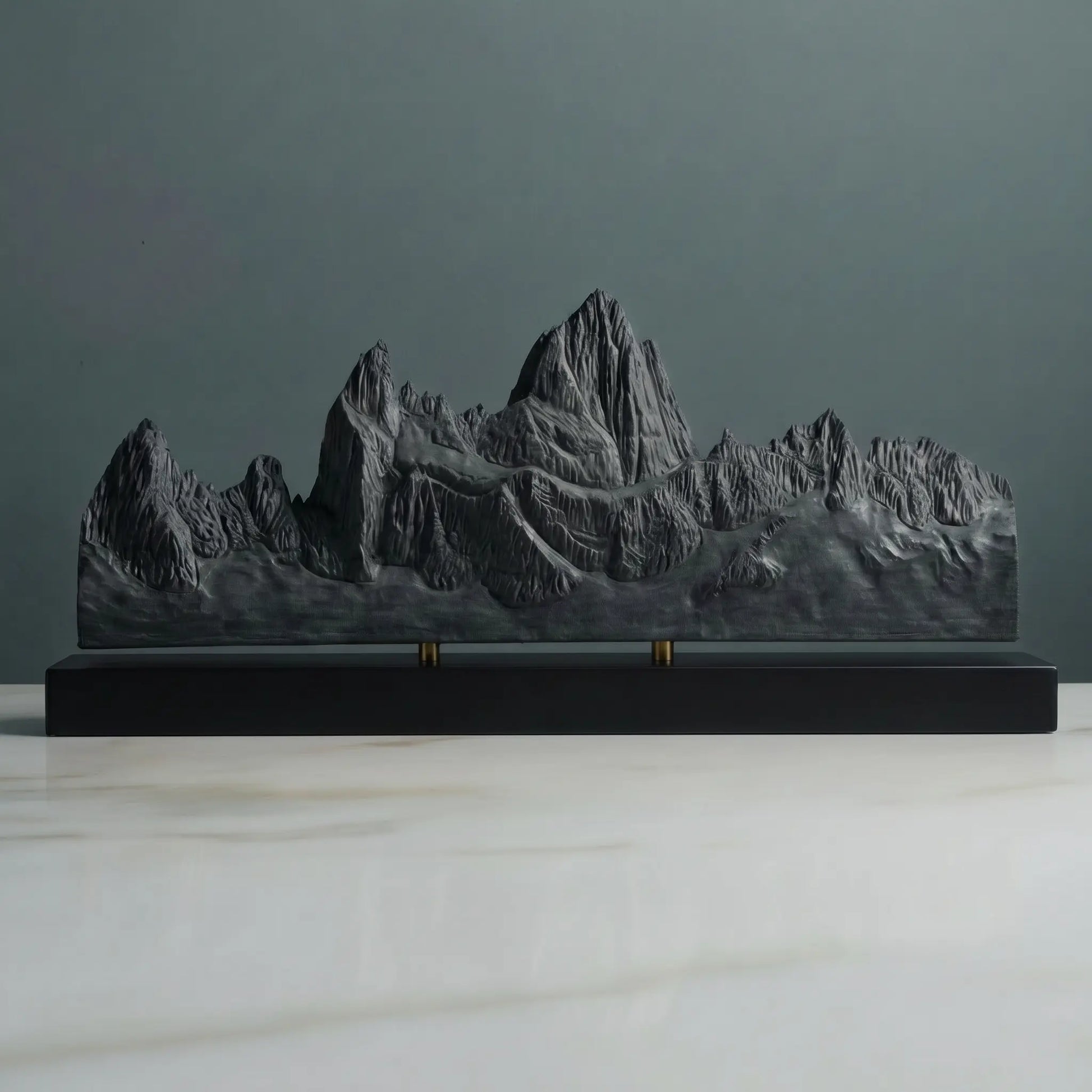 Fitz Roy Panorama Sculpture Sculpted Peaks