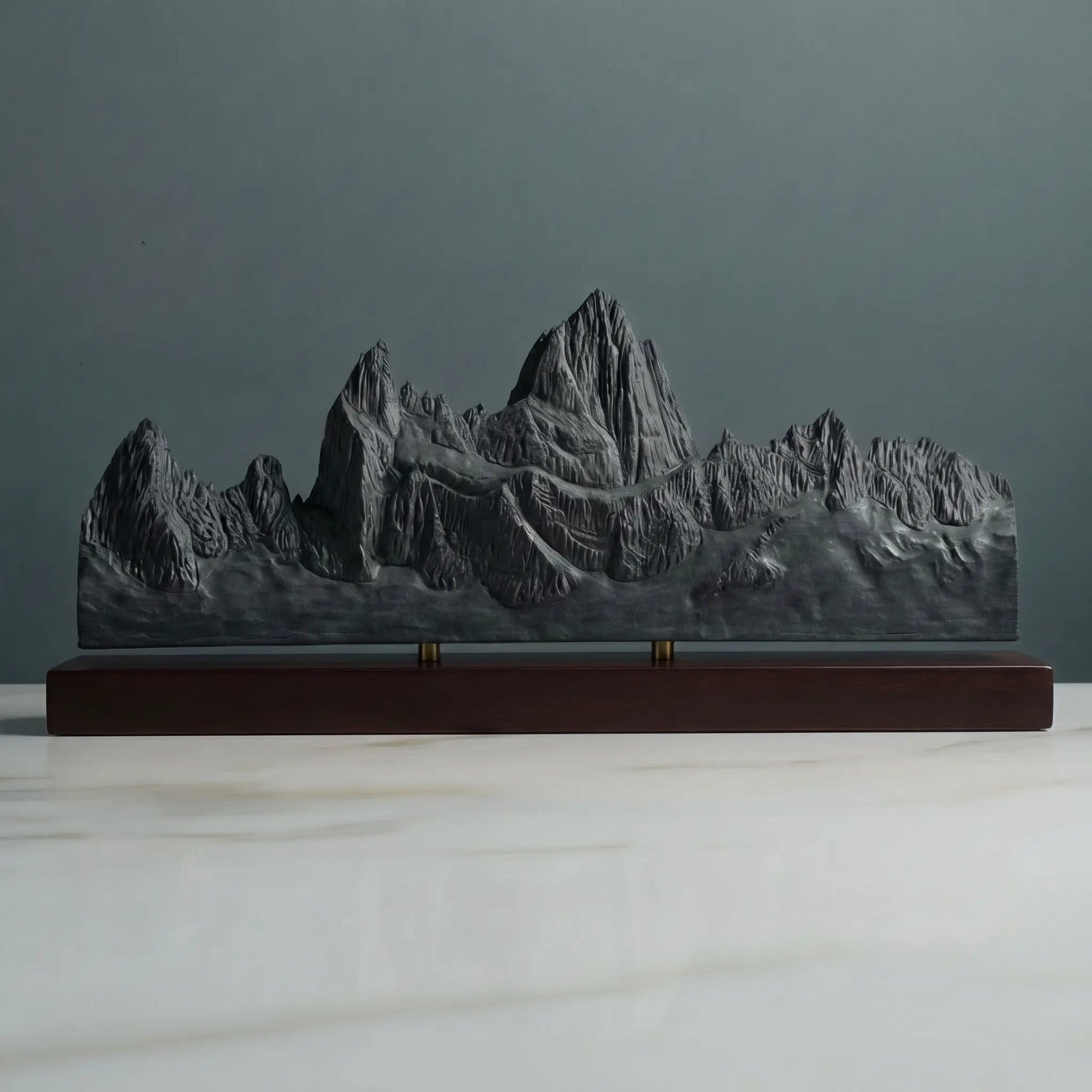 Fitz Roy Panorama Sculpture Sculpted Peaks