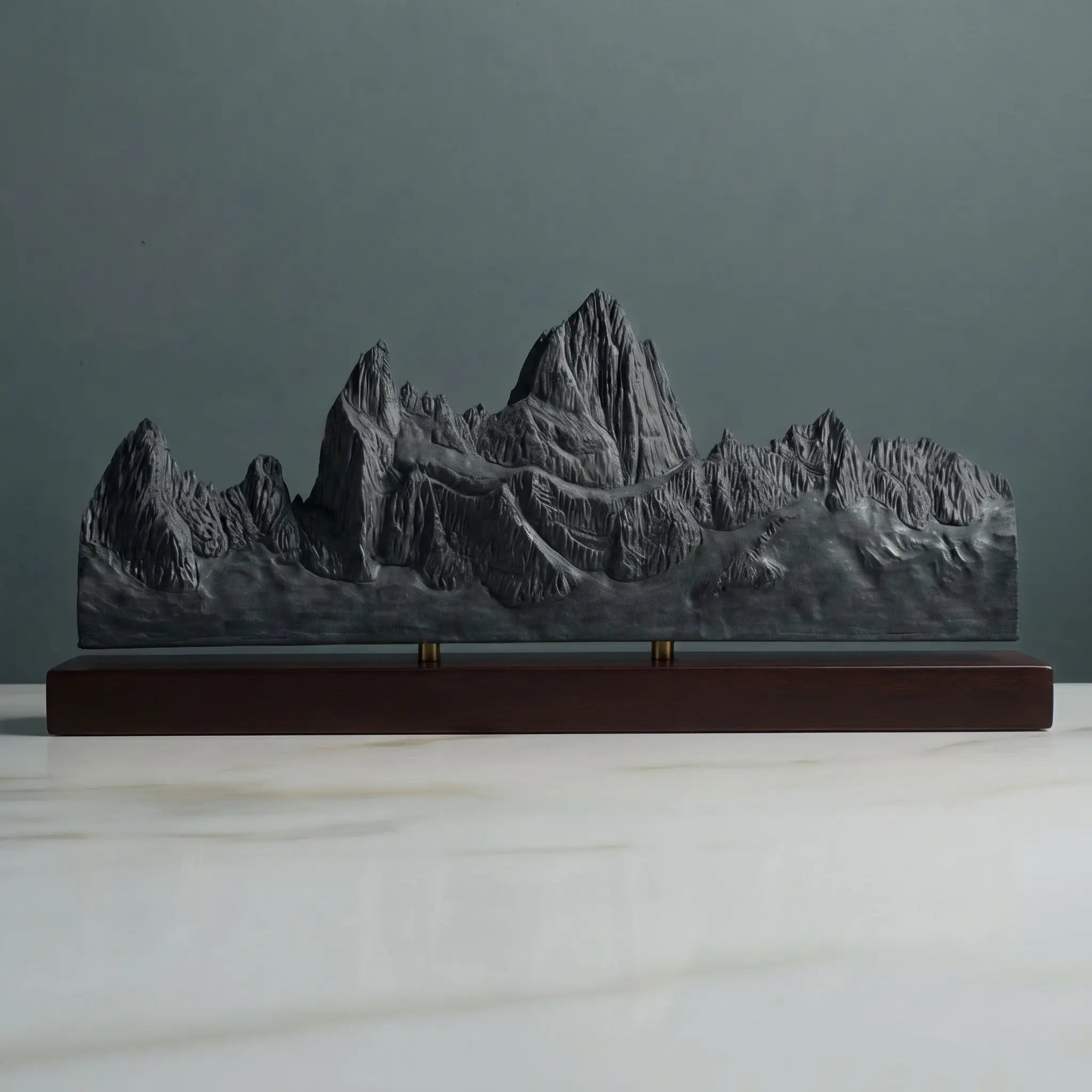 Fitz Roy Panorama Sculpture Sculpted Peaks