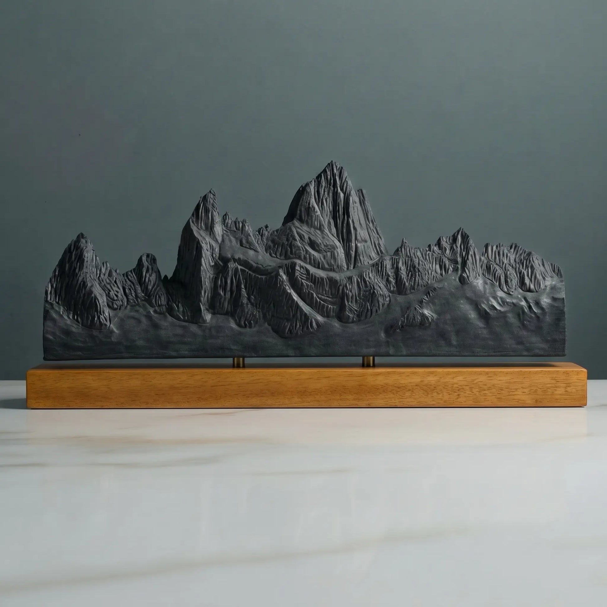 Fitz Roy Panorama Sculpture Sculpted Peaks