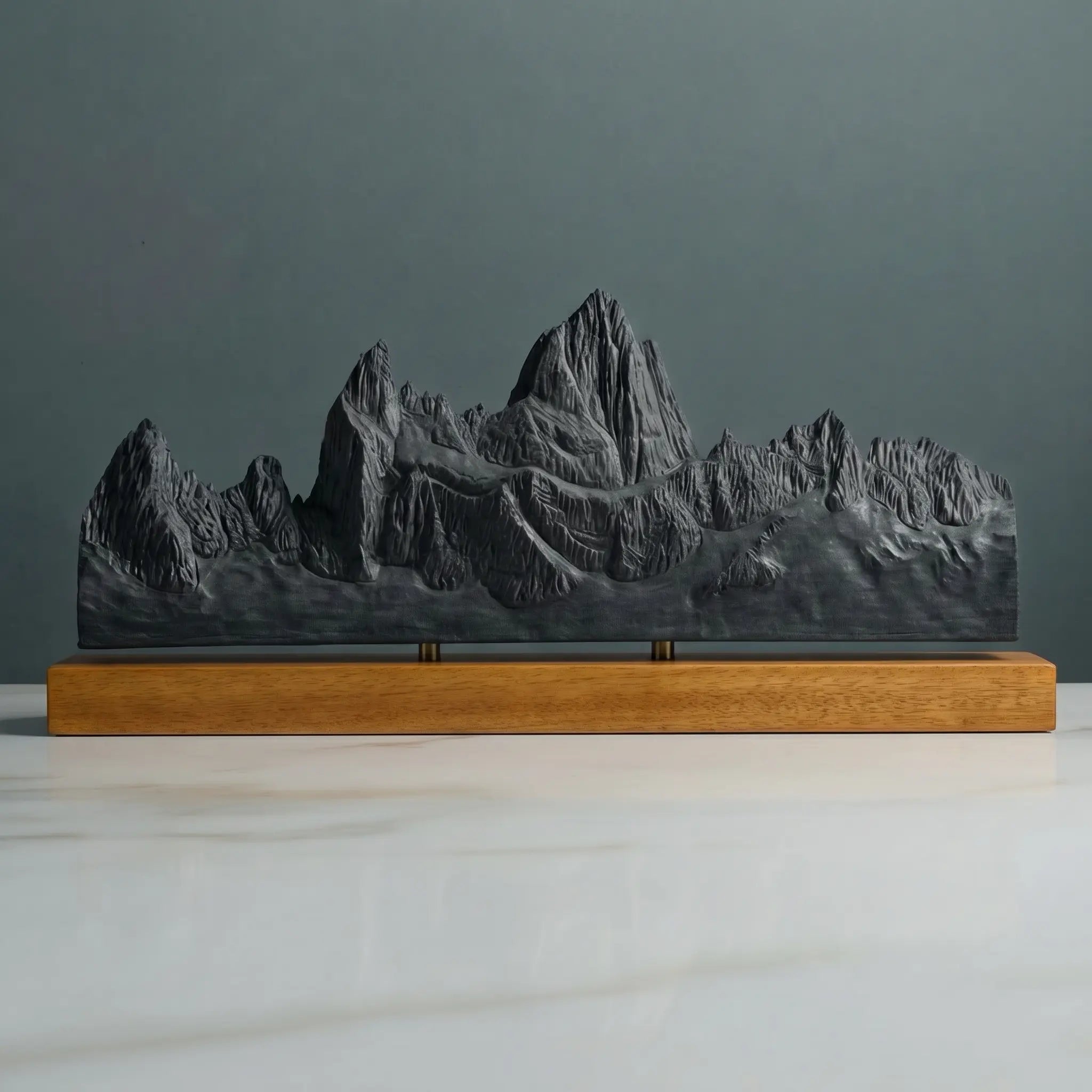 Fitz Roy Panorama Sculpture Sculpted Peaks