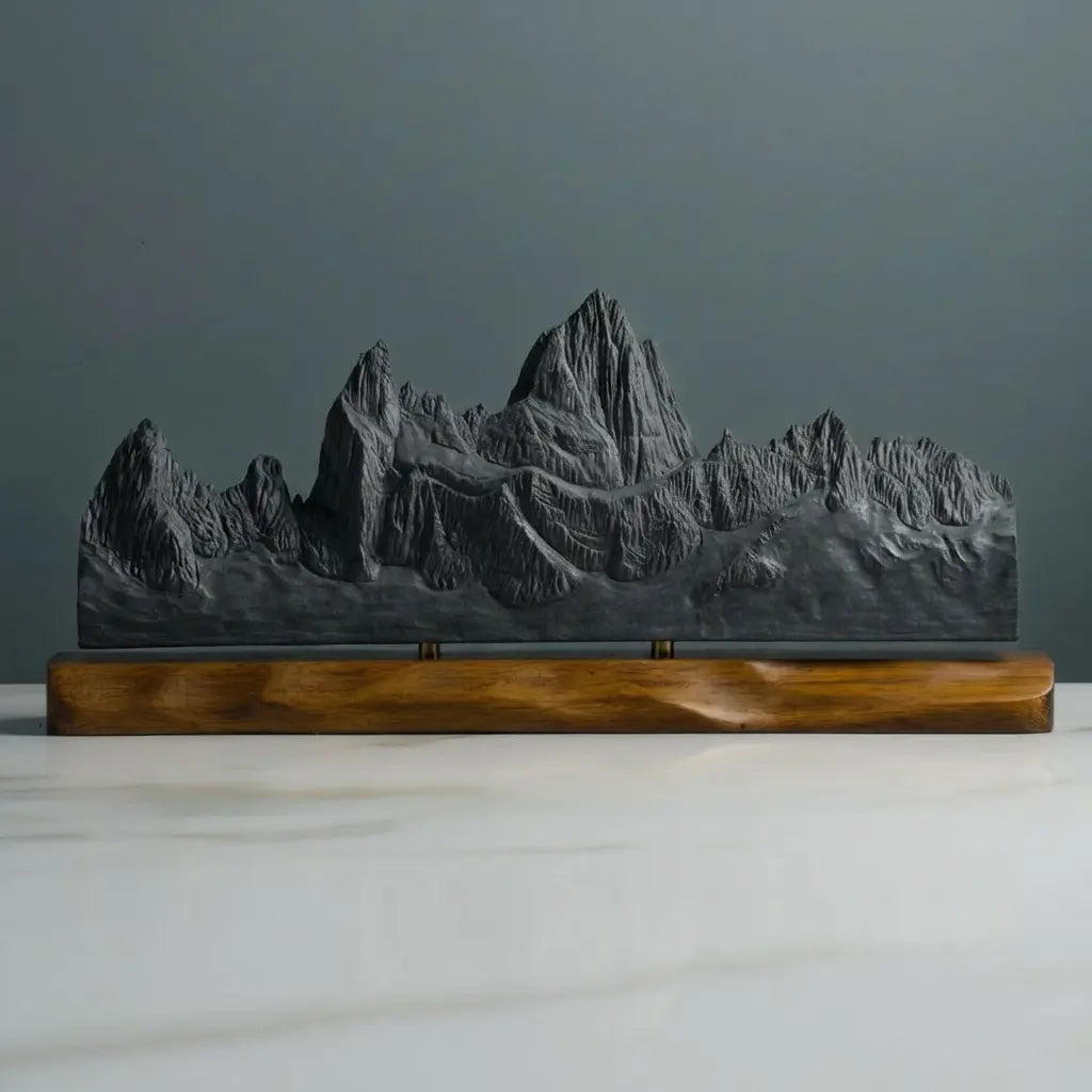 Fitz Roy Panorama Sculpture Sculpted Peaks