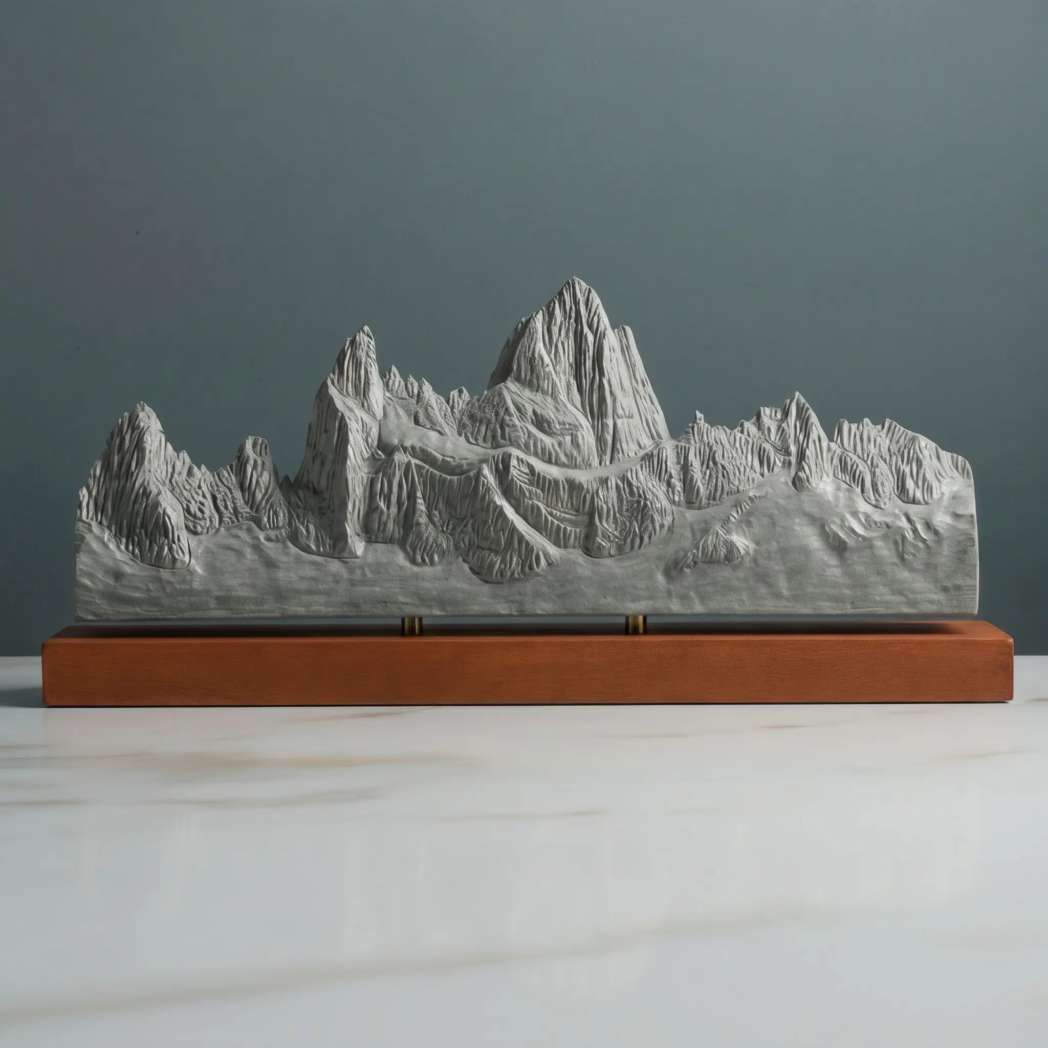 Fitz Roy Panorama Sculpture Sculpted Peaks