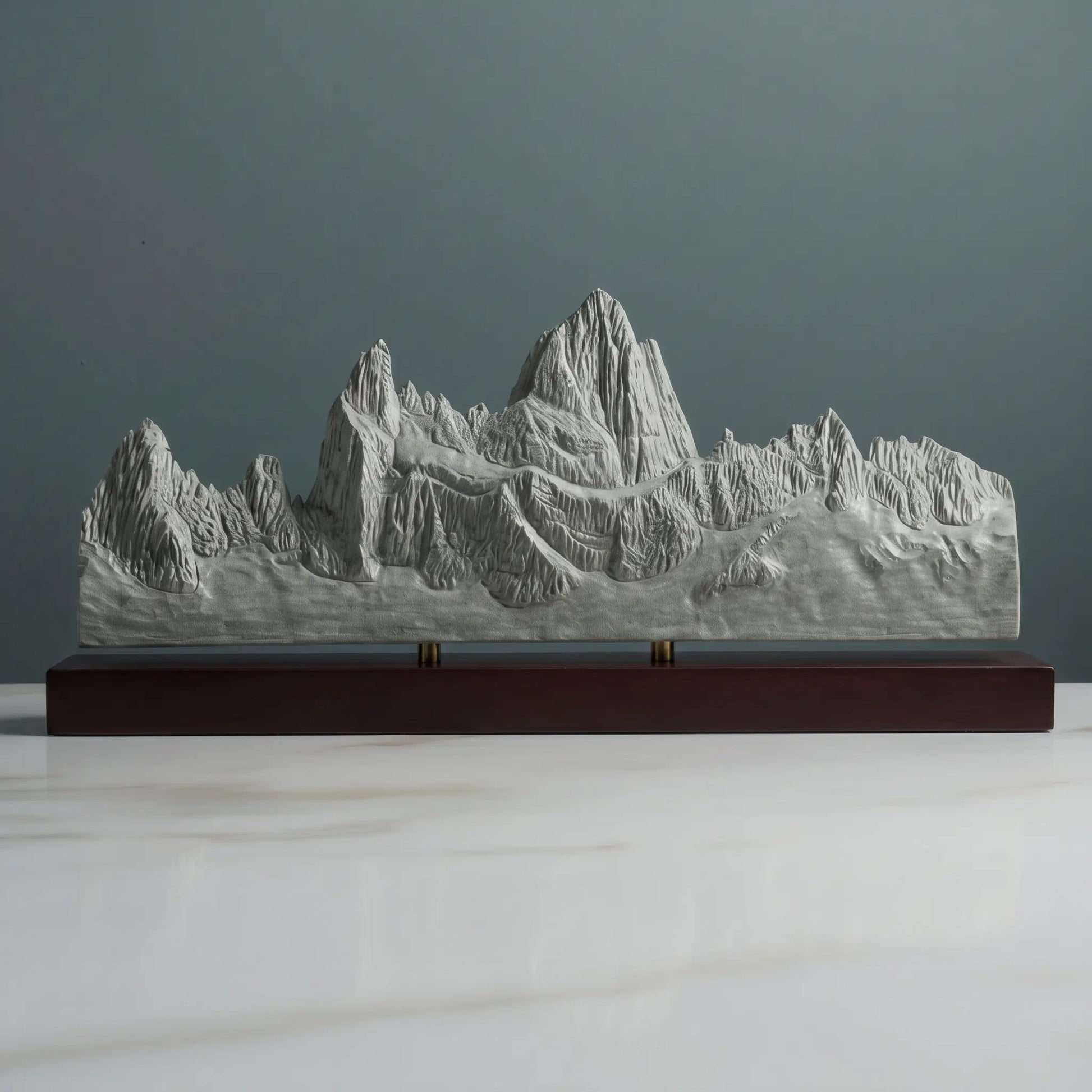 Fitz Roy Panorama Sculpture Sculpted Peaks