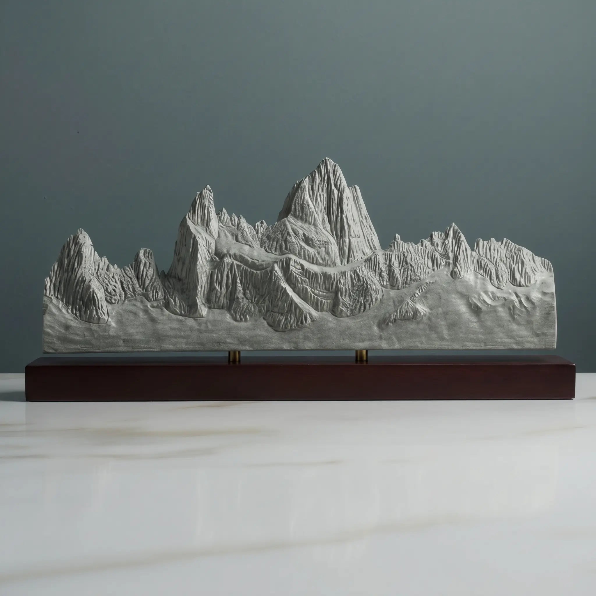 Fitz Roy Panorama Sculpture Sculpted Peaks