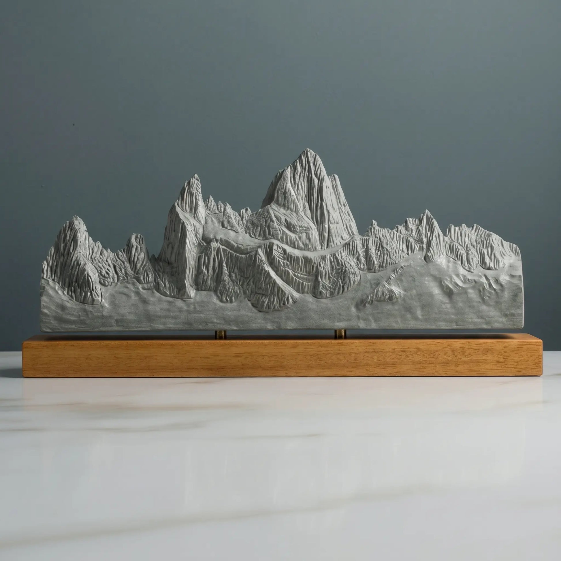 Fitz Roy Panorama Sculpture Sculpted Peaks