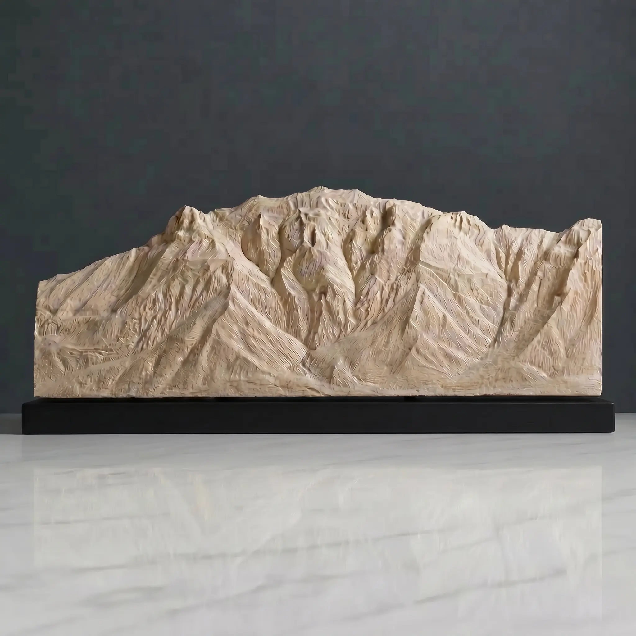 Franklin Mountains Sculpture (East View, El Paso, Texas) Sculpted Peaks
