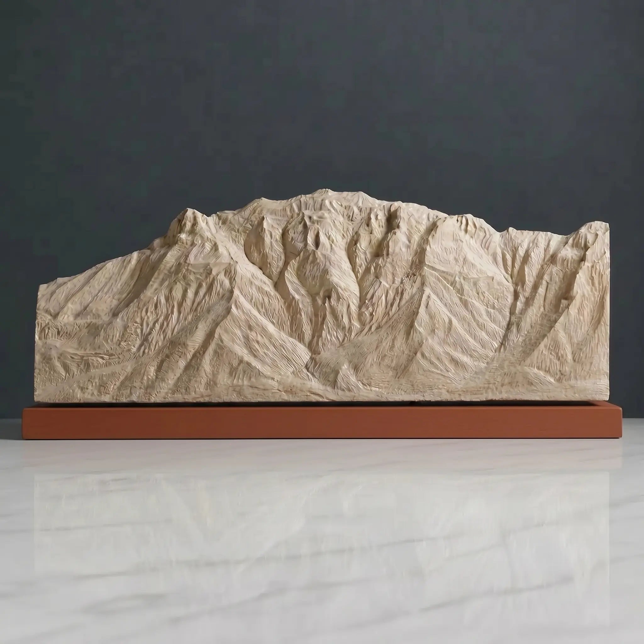 Franklin Mountains Sculpture (East View, El Paso, Texas) Sculpted Peaks