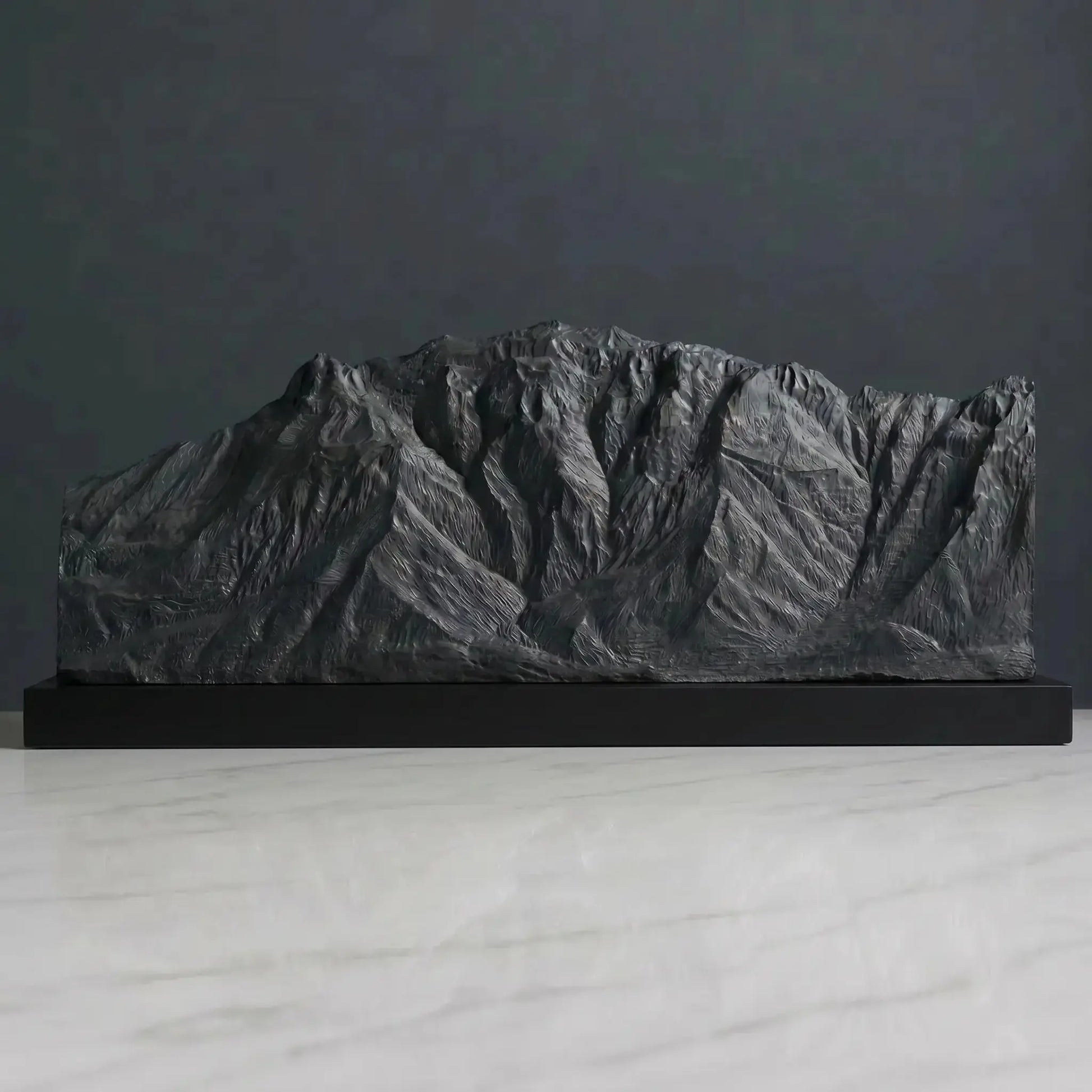Franklin Mountains Sculpture (East View, El Paso, Texas) Sculpted Peaks