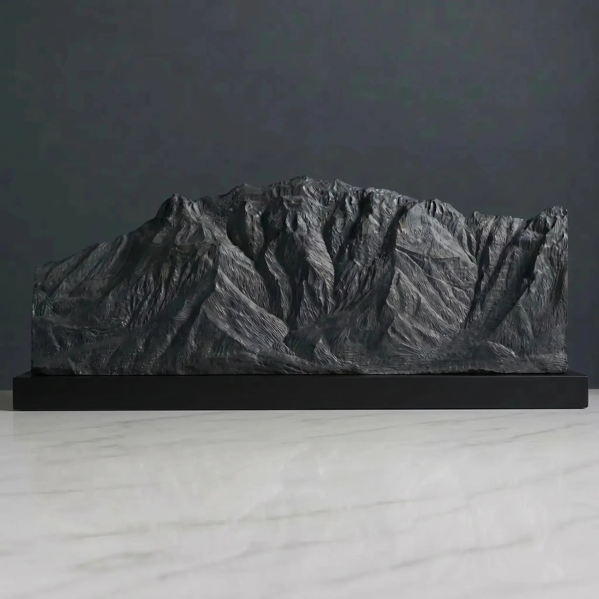 Franklin Mountains Sculpture (East View, El Paso, Texas) Sculpted Peaks