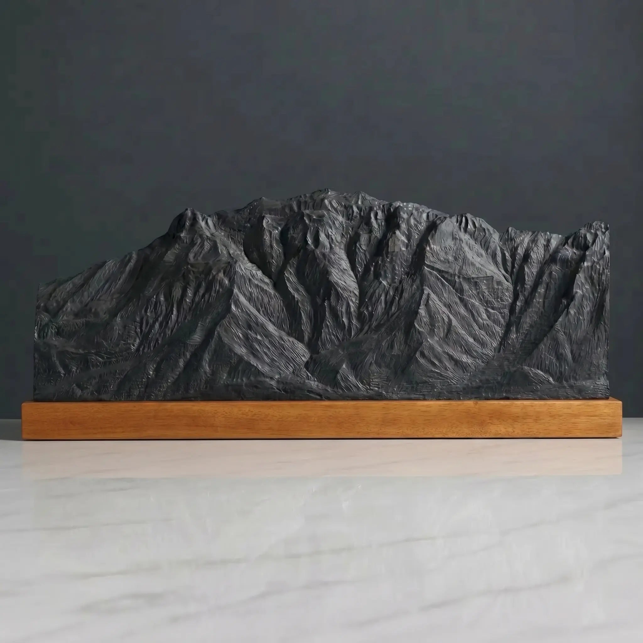 Franklin Mountains Sculpture (East View, El Paso, Texas) Sculpted Peaks