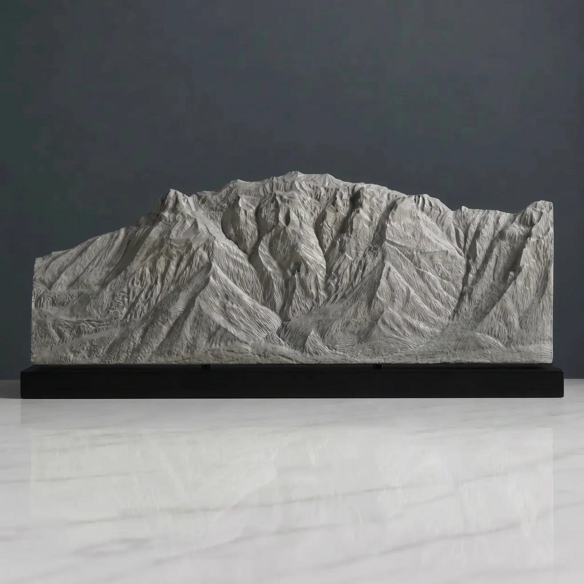 Franklin Mountains Sculpture (East View, El Paso, Texas) Sculpted Peaks