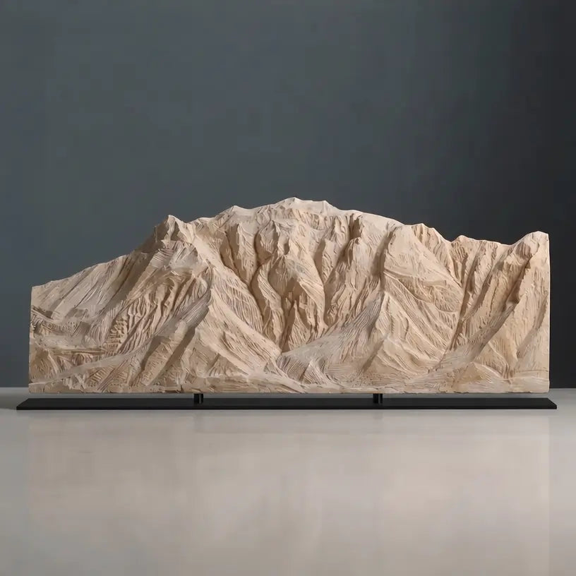 Franklin Mountains Sculpture (Thunderbird View, El Paso, TX) Sculpted Peaks