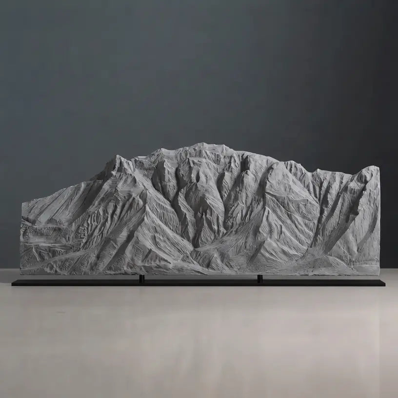 Franklin Mountains Sculpture (Thunderbird View, El Paso, TX) Sculpted Peaks