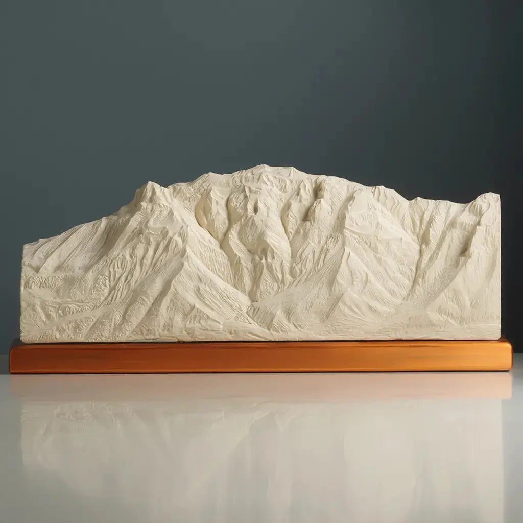 Franklin Mountains Sculpture (Thunderbird View, El Paso, TX) Sculpted Peaks