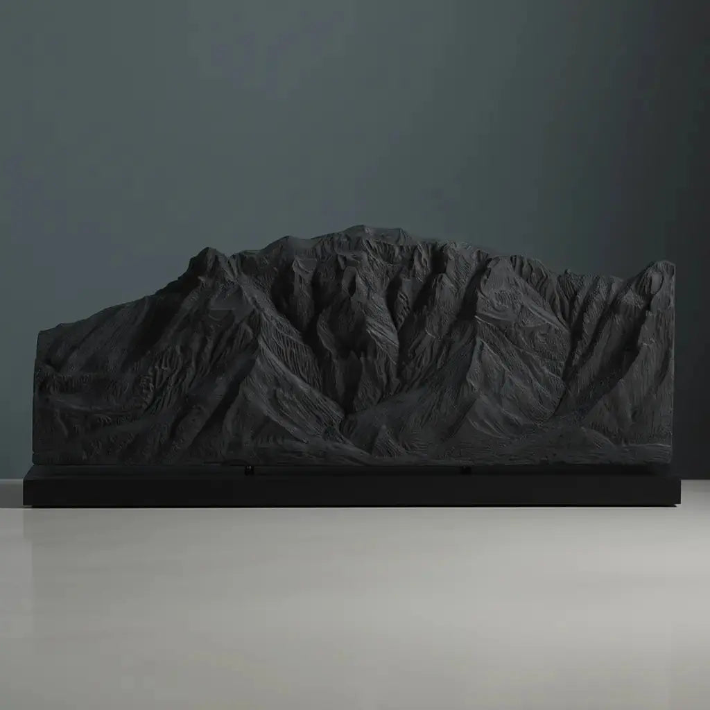 Franklin Mountains Sculpture (Thunderbird View, El Paso, TX) Sculpted Peaks