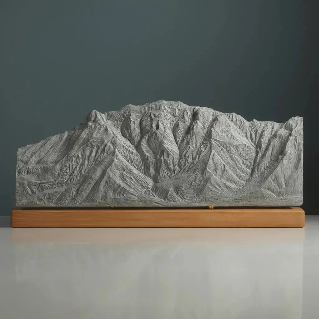 Franklin Mountains Sculpture (Thunderbird View, El Paso, TX) Sculpted Peaks