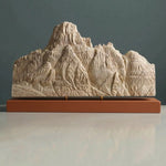 Giau Pass Sculpture (Dolomites, Squared Bottom) Sculpted Peaks