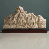 Giau Pass Sculpture (Dolomites, Squared Bottom) Sculpted Peaks