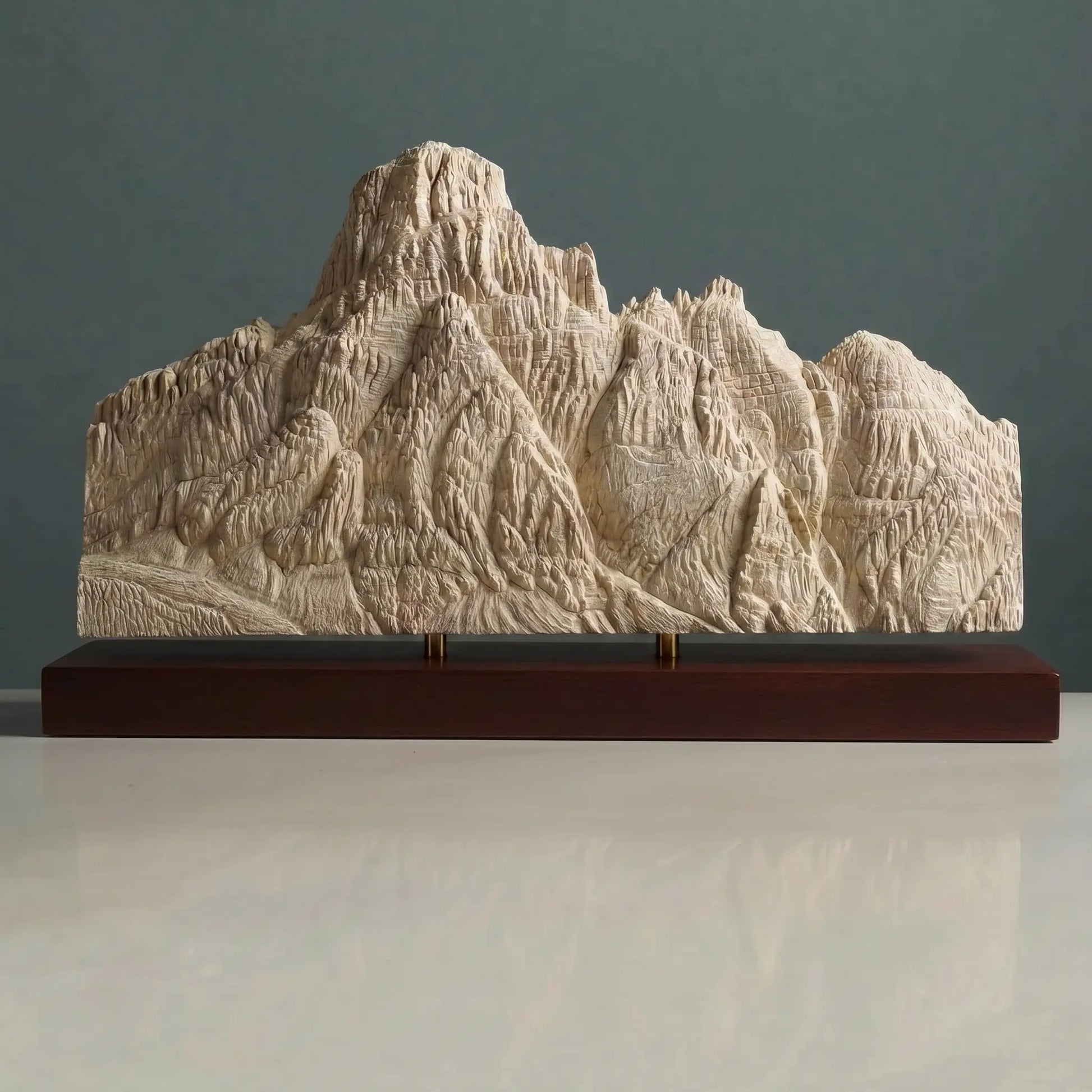 Giau Pass Sculpture (Dolomites, Squared Bottom) Sculpted Peaks