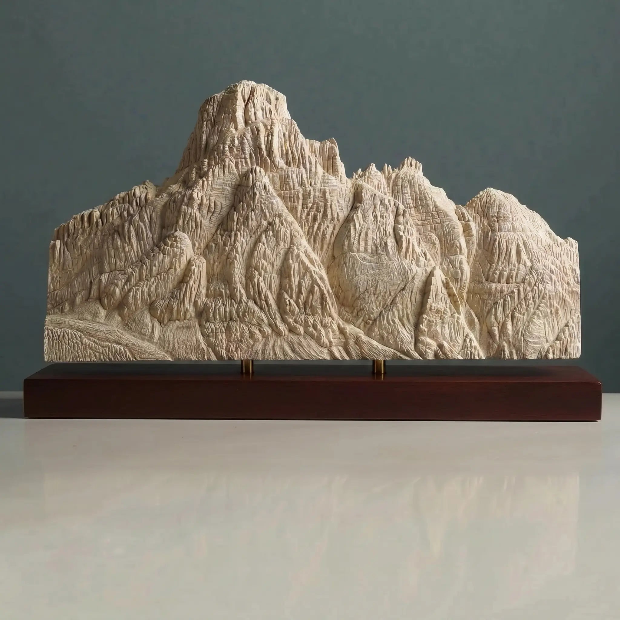 Giau Pass Sculpture (Dolomites, Squared Bottom) Sculpted Peaks