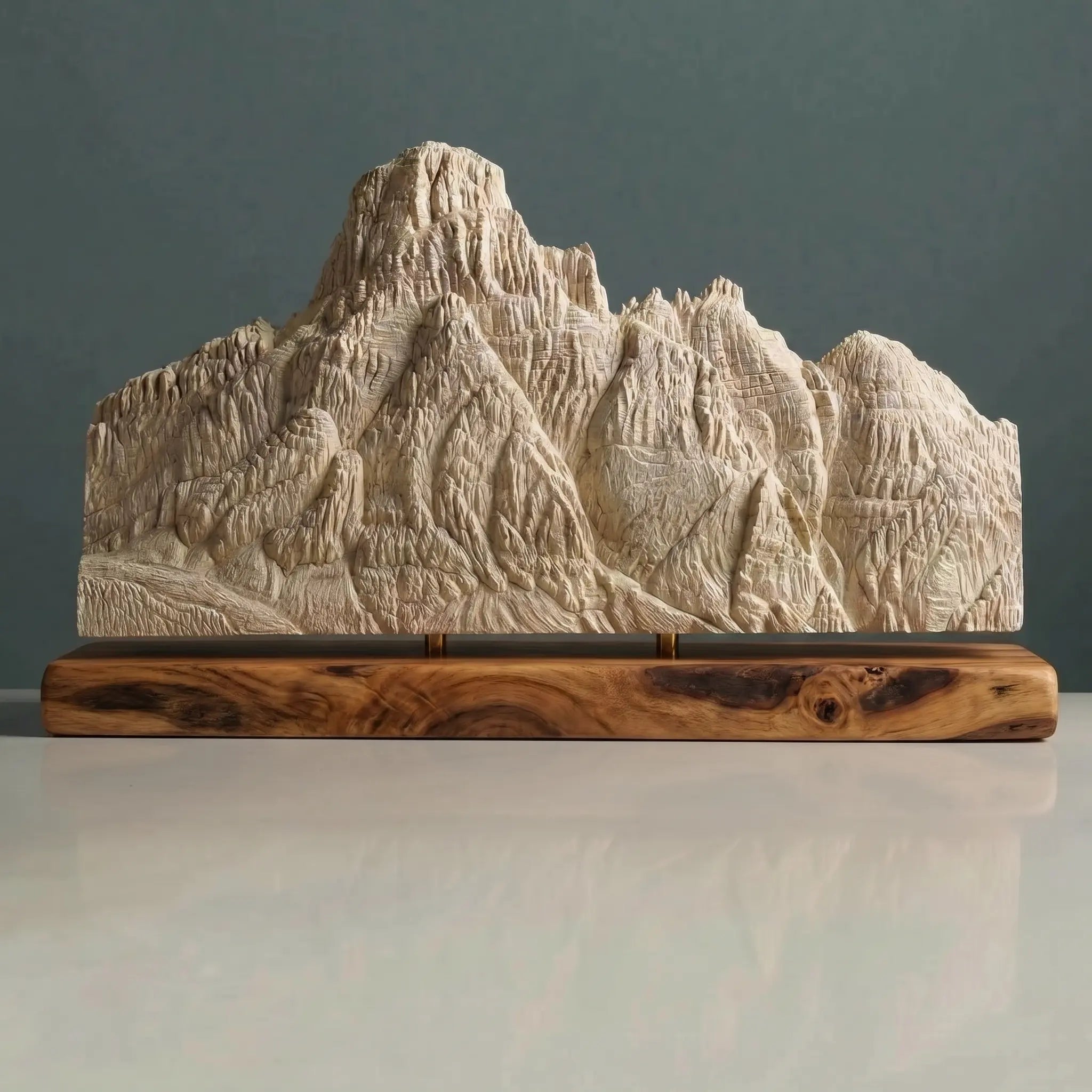 Giau Pass Sculpture (Dolomites, Squared Bottom) Sculpted Peaks