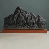 Giau Pass Sculpture (Dolomites, Squared Bottom) Sculpted Peaks
