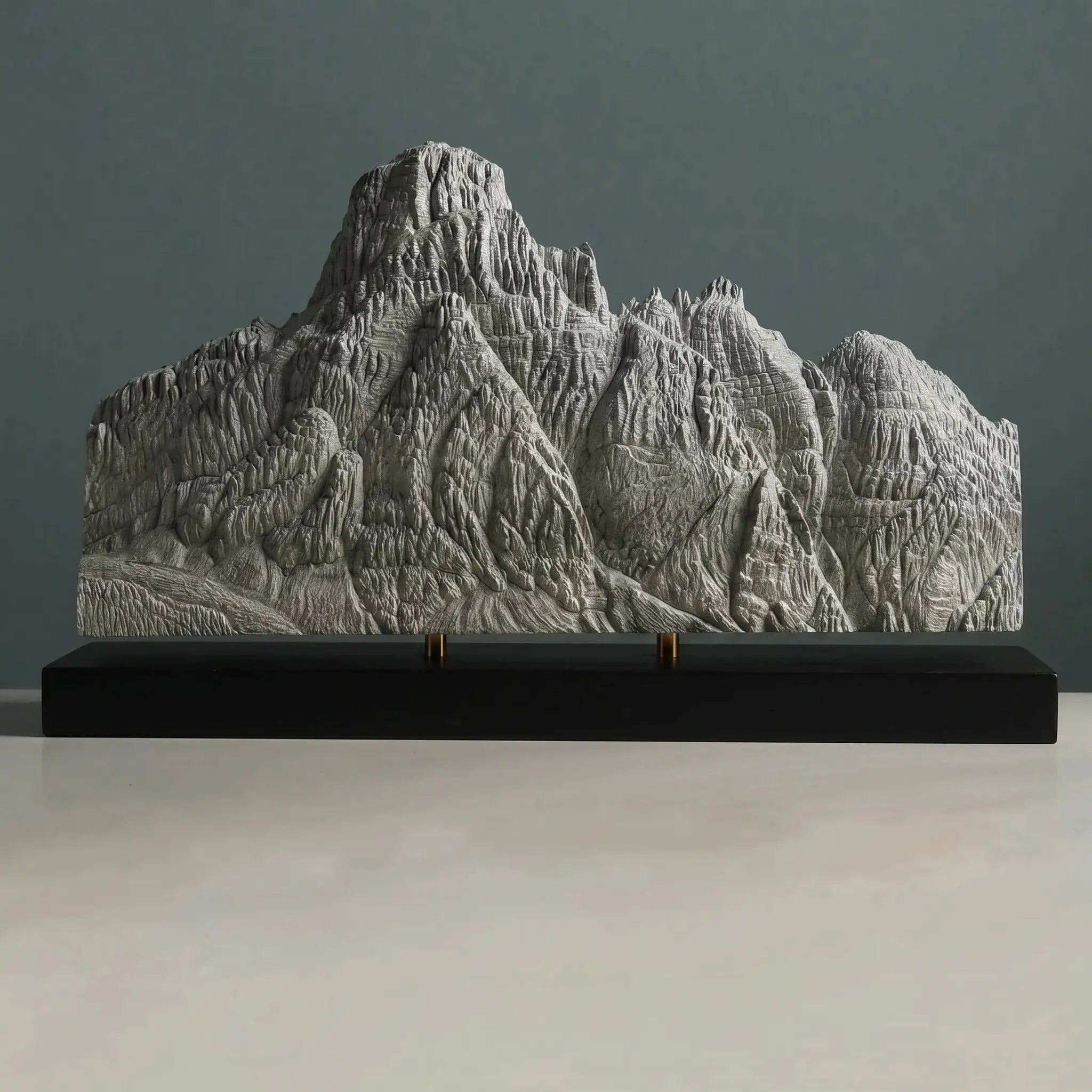 Giau Pass Sculpture (Dolomites, Squared Bottom) Sculpted Peaks