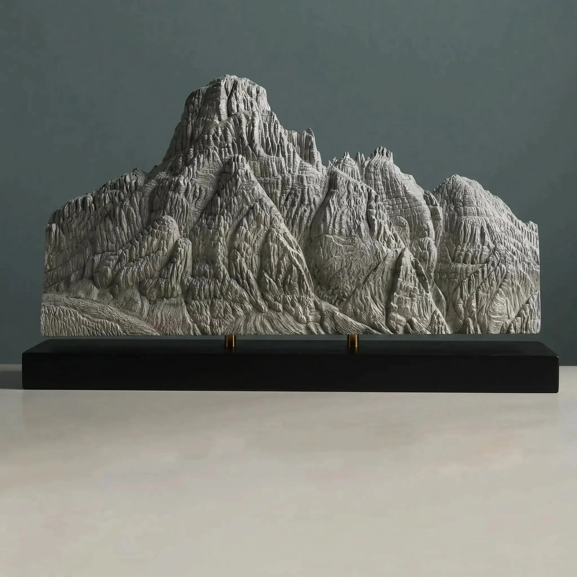 Giau Pass Sculpture (Dolomites, Squared Bottom) Sculpted Peaks
