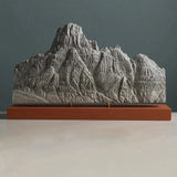 Giau Pass Sculpture (Dolomites, Squared Bottom) Sculpted Peaks