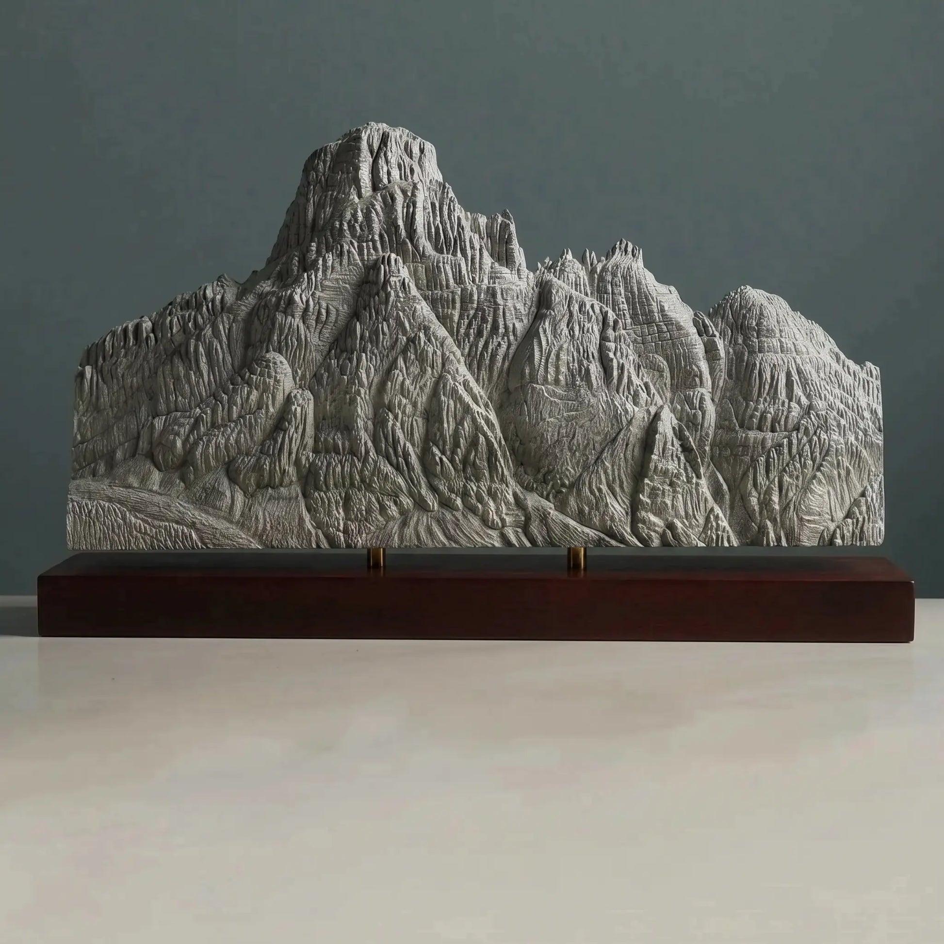 Giau Pass Sculpture (Dolomites, Squared Bottom) Sculpted Peaks