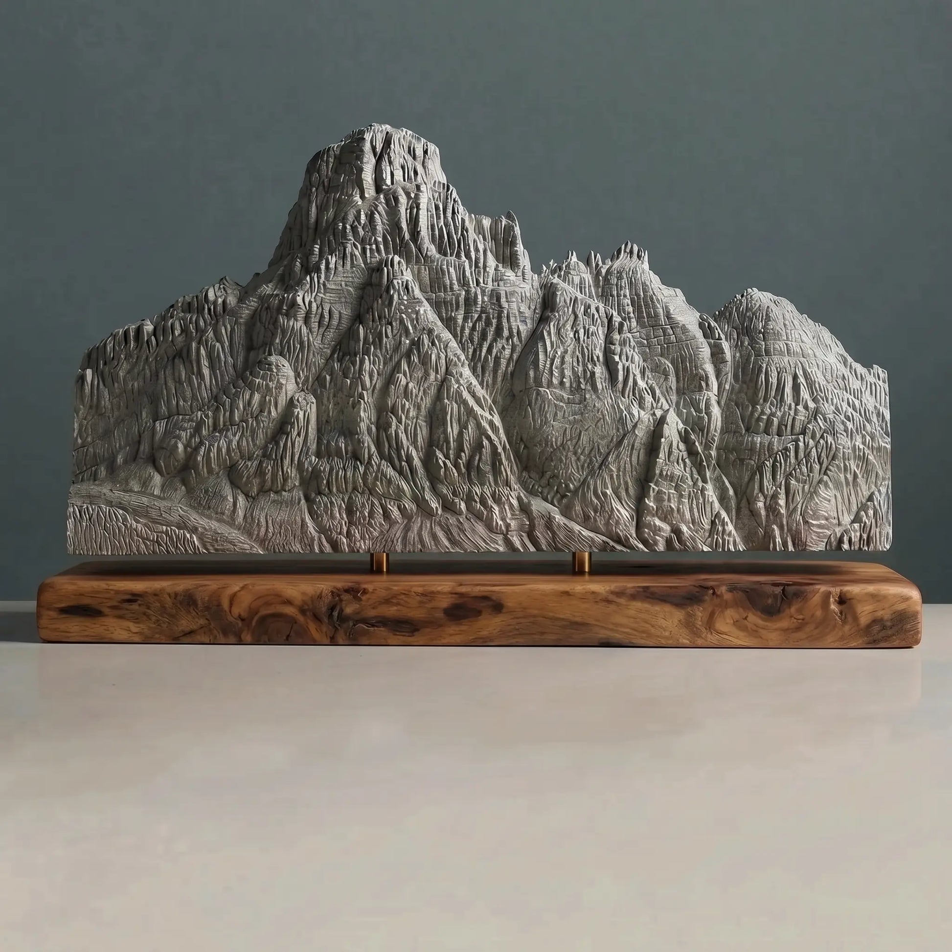 Giau Pass Sculpture (Dolomites, Squared Bottom) Sculpted Peaks