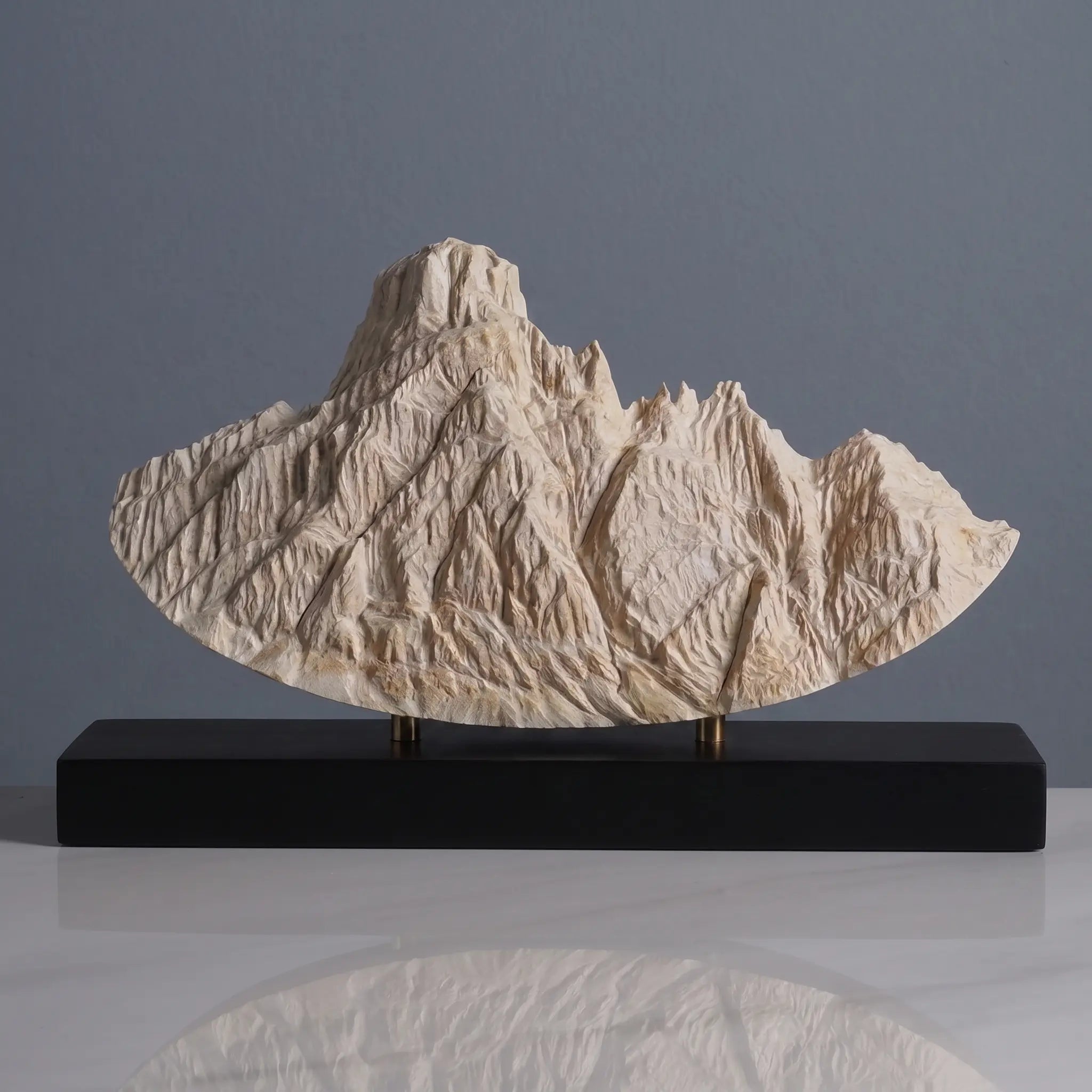 Giau Pass Sculpture (Dolomites, Rounded Bottom) Sculpted Peaks