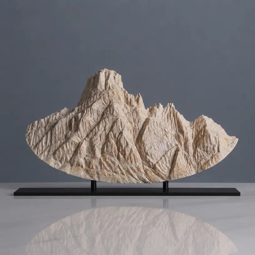Giau Pass Sculpture (Dolomites, Rounded Bottom) Sculpted Peaks