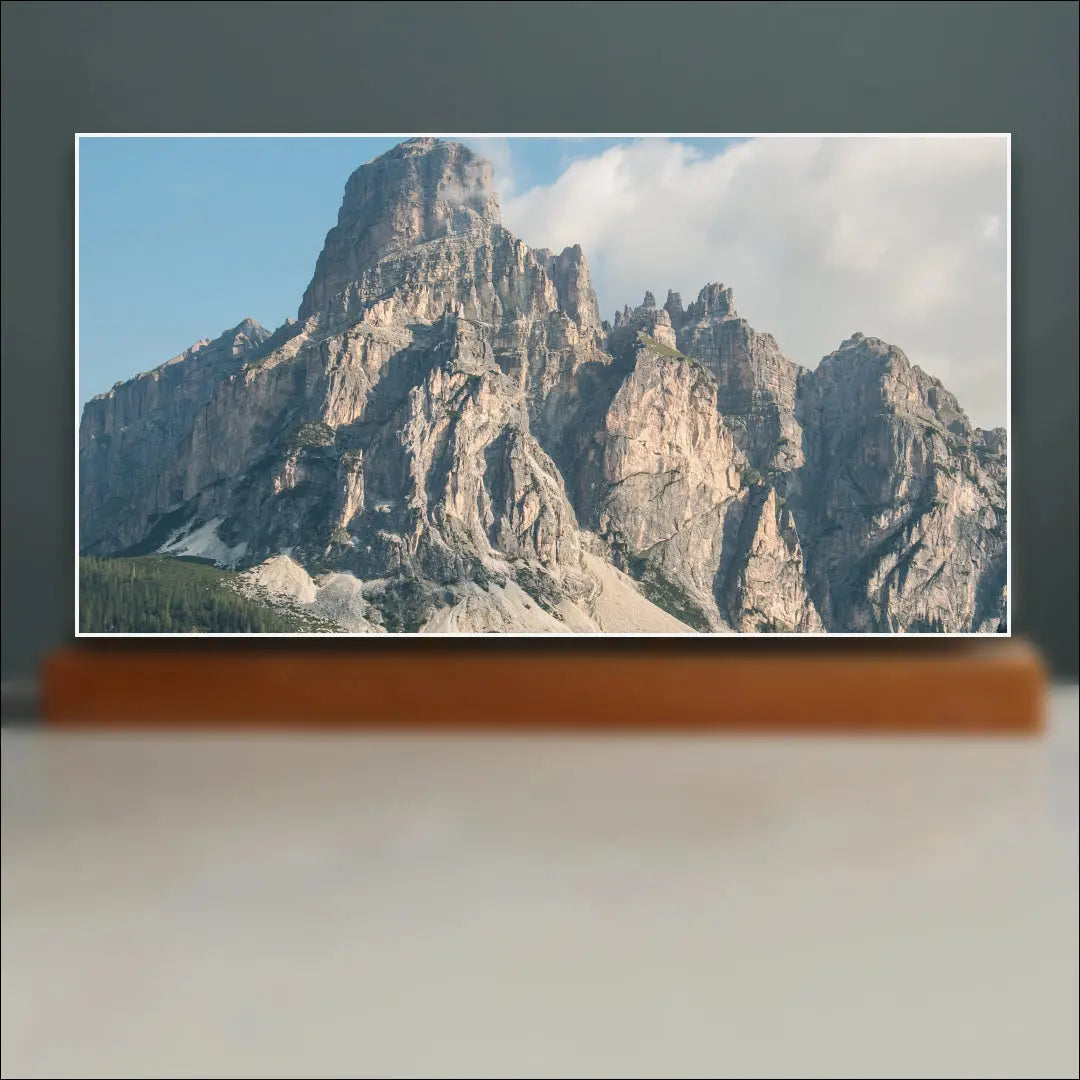 Giau Pass Sculpture (Dolomites, Squared Bottom) Sculpted Peaks