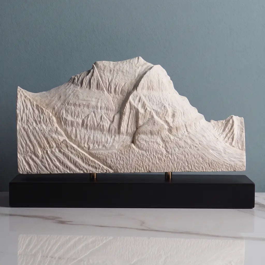 Going-to-the-Sun Mountain Sculpture - West Face Sculpted Peaks