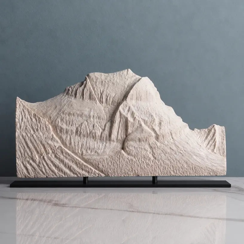 Going-to-the-Sun Mountain Sculpture - West Face Sculpted Peaks