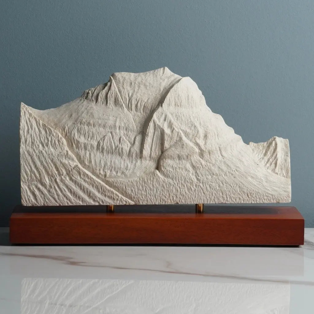 Going-to-the-Sun Mountain Sculpture - West Face Sculpted Peaks