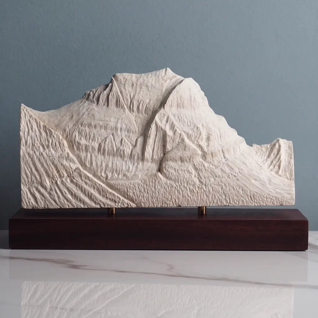 Going-to-the-Sun Mountain Sculpture - West Face Sculpted Peaks