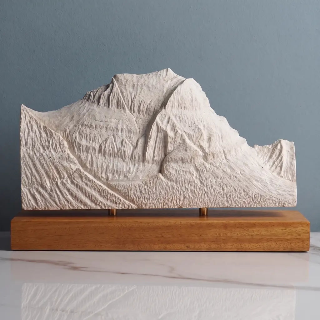 Going-to-the-Sun Mountain Sculpture - West Face Sculpted Peaks