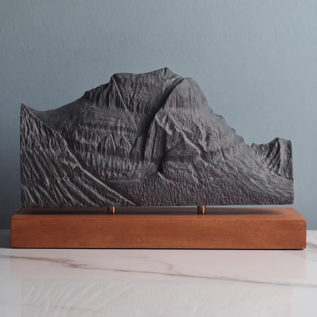Going-to-the-Sun Mountain Sculpture - West Face Sculpted Peaks