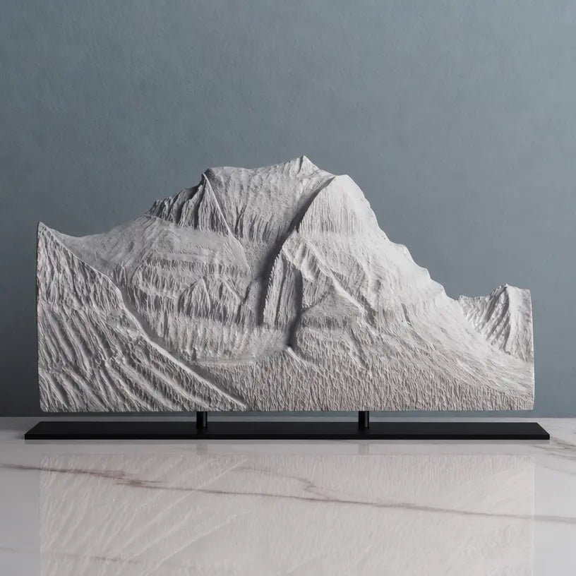 Going-to-the-Sun Mountain Sculpture - West Face Sculpted Peaks