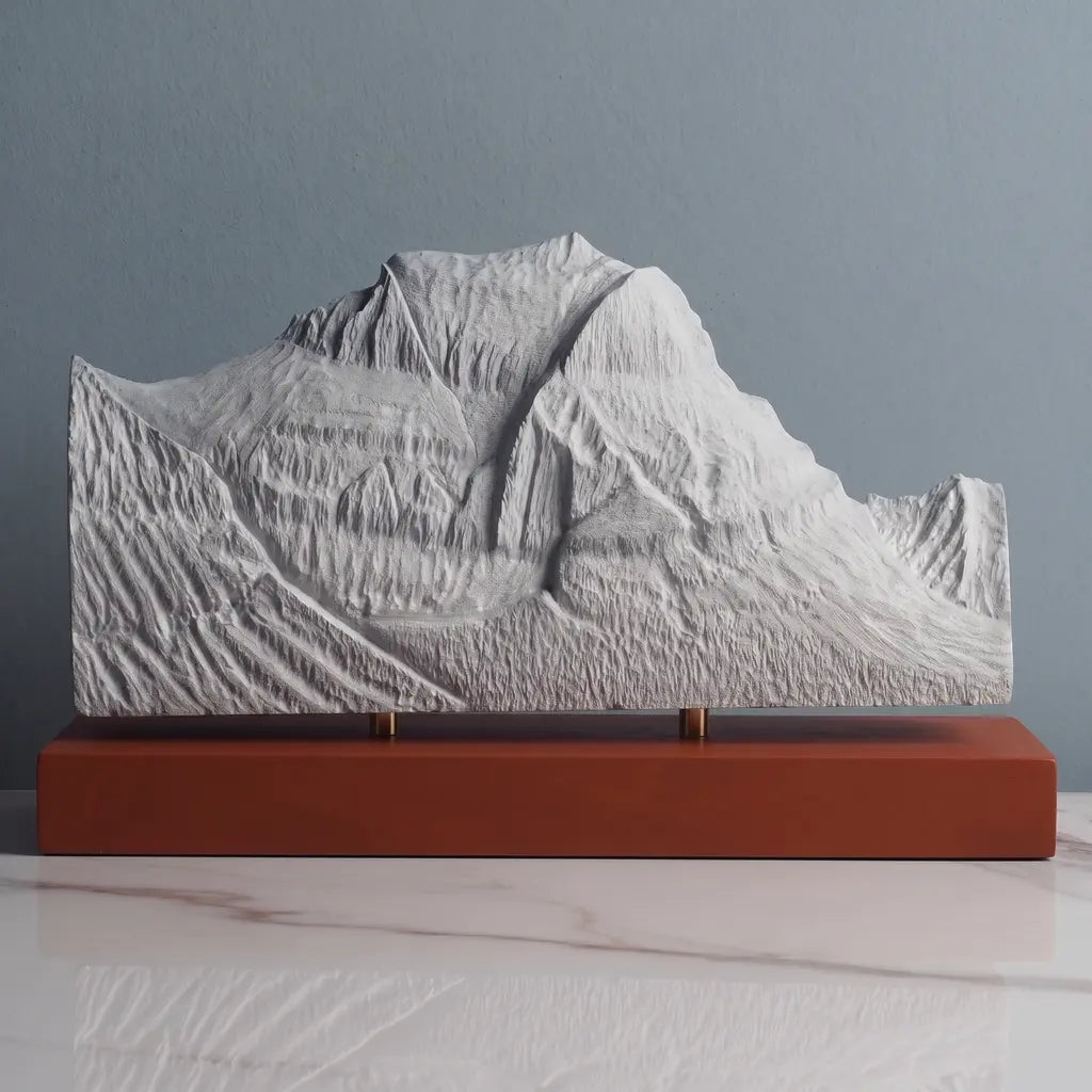Going-to-the-Sun Mountain Sculpture - West Face Sculpted Peaks