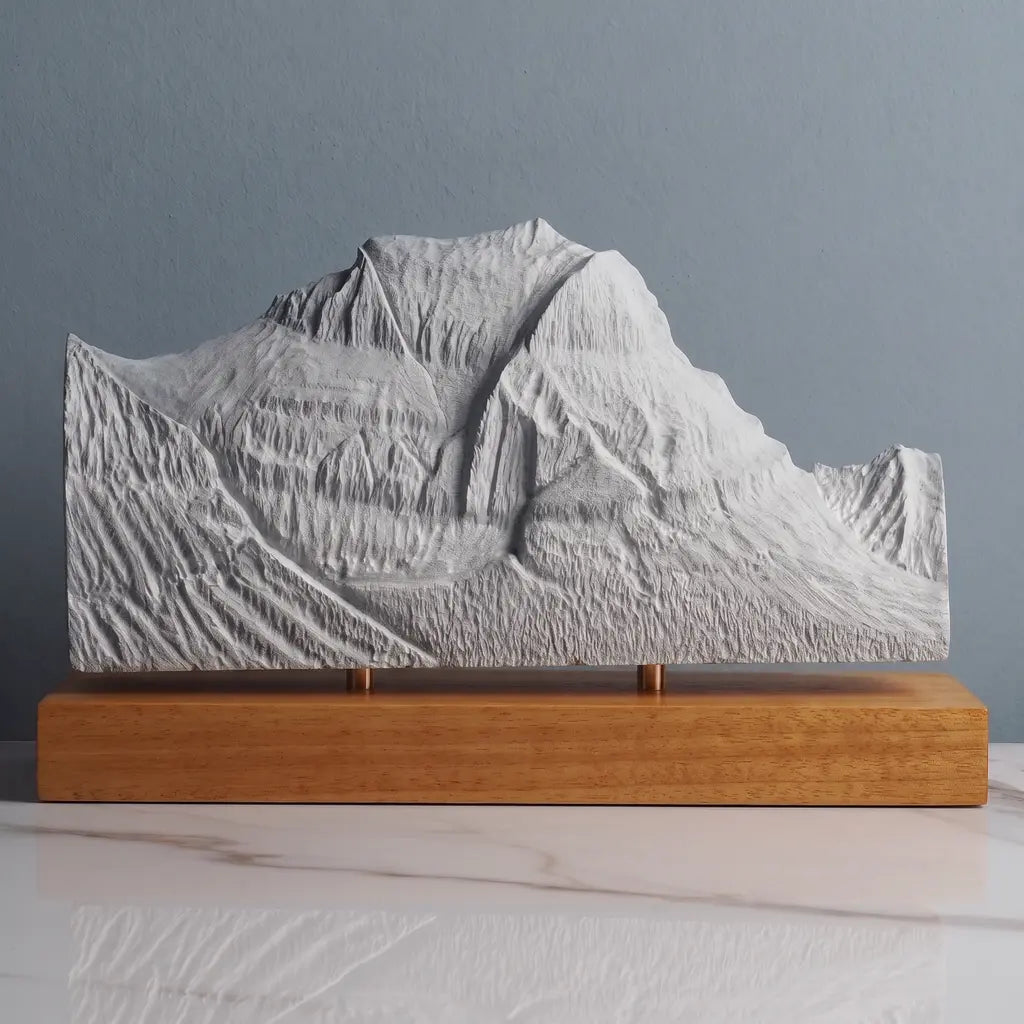 Going-to-the-Sun Mountain Sculpture - West Face Sculpted Peaks