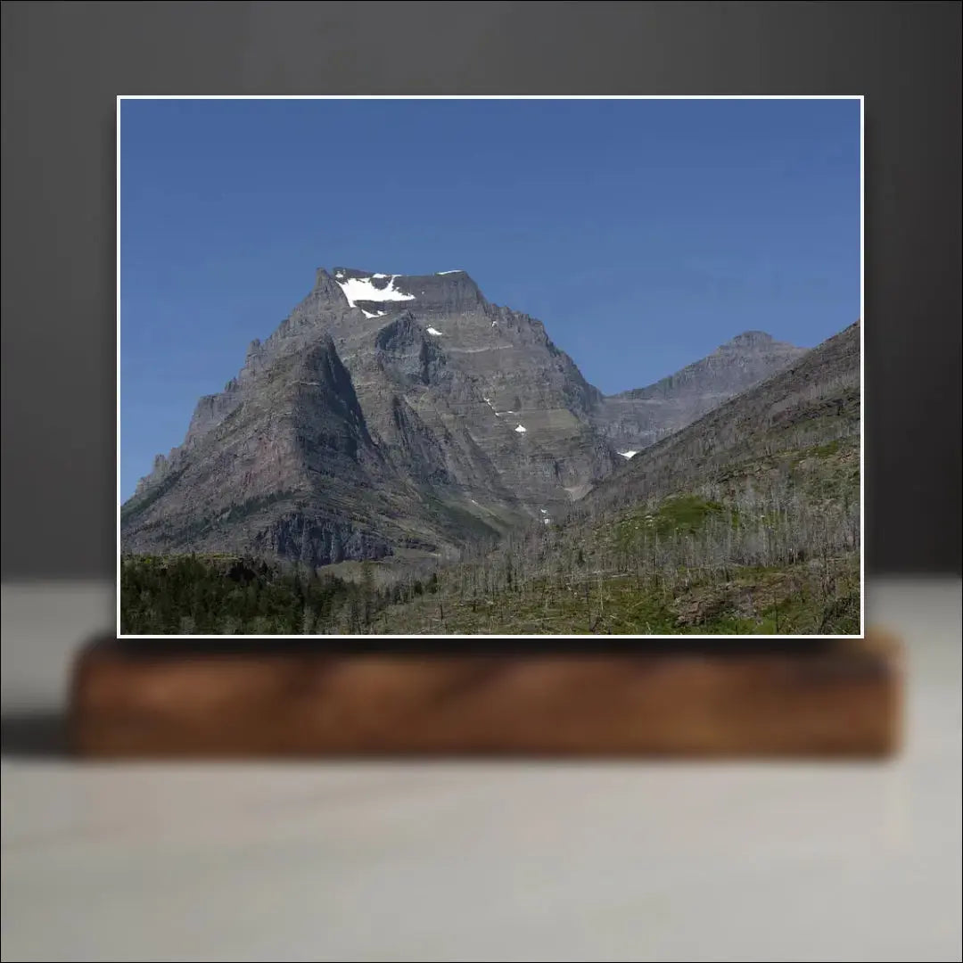 Going-to-the-Sun Mountain Sculpture (View from Lake Mary, Montana) Sculpted Peaks